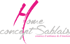 crée une ambiance avec un nouveau logo pour le home staging en vendee , le defi de taille pour home concept sablais et l agence vendeevous