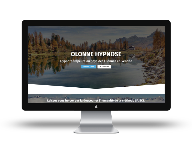 Création de site internet en Vendée pour Olonne hypnose