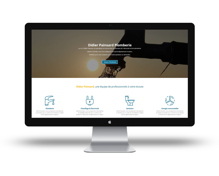 Création de site internet en Vendée pour Didier Painsard